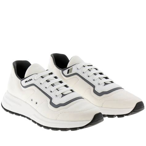 Sneakers Prada da Uomo in Bianco 